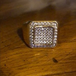 14k Mens 2 1/4 ct Diamond Ring